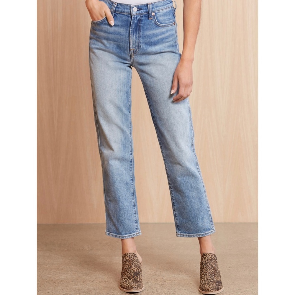 7 for All Mankind High Rise Cropped Straight